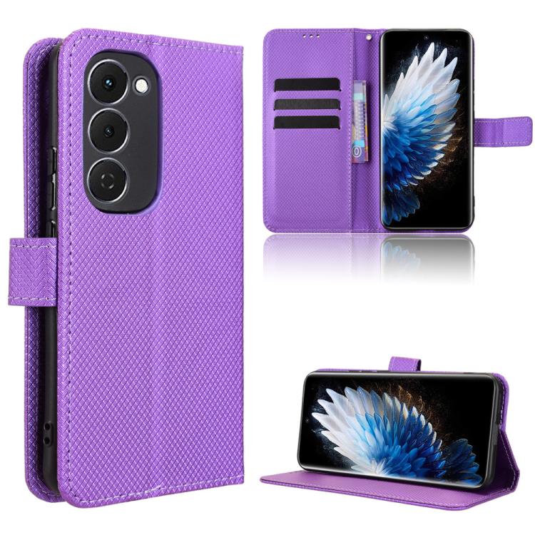 Diamond Texture Leather Phone Case, For Tecno Pova 7 Pro 5G, For Tecno Pova 7 5G, For Tecno Spark 40 Pro+ 4G, For Tecno Spark 40 Pro 4G