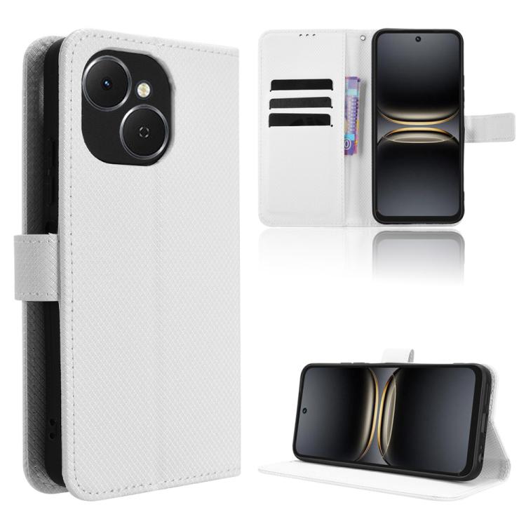 Diamond Texture Leather Phone Case, For Tecno Camon 50 4G, For Tenco Spark Go 3, For Tecno Spark Slim, For Tecno Spark 40C
