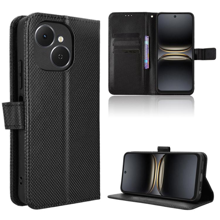 Diamond Texture Leather Phone Case, For Tecno Camon 50 4G, For Tenco Spark Go 3, For Tecno Spark Slim, For Tecno Spark 40C