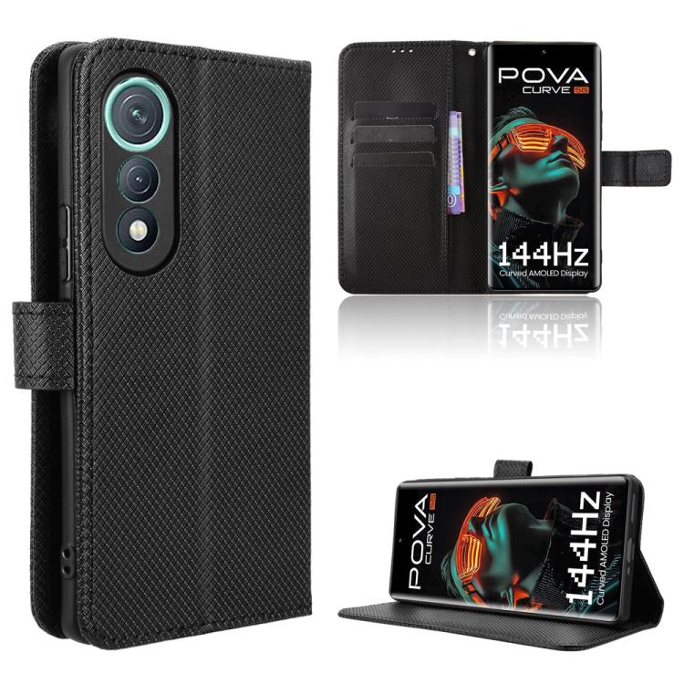 Diamond Texture Leather Phone Case, For Tecno Pova Curve 5G, For Tecno Camon 40 Pro 4G / 5G, For Tecno Camon 40 Premier 5G, For Tecno Camon 40 4G