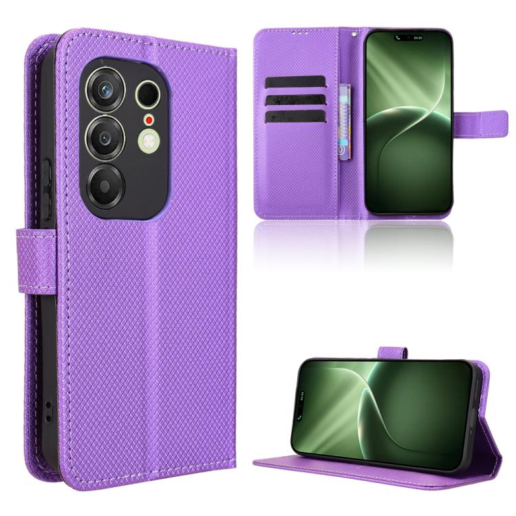 Diamond Texture Leather Phone Case, For Tecno Spark 50 5G, For Tecno Pova Curve 2 5G, For Tecno Spark 50 4G, For Tecno Camon 50 Pro 4G