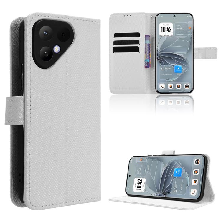 Diamond Texture Leather Phone Case, For Tecno Spark 50 5G, For Tecno Pova Curve 2 5G, For Tecno Spark 50 4G, For Tecno Camon 50 Pro 4G