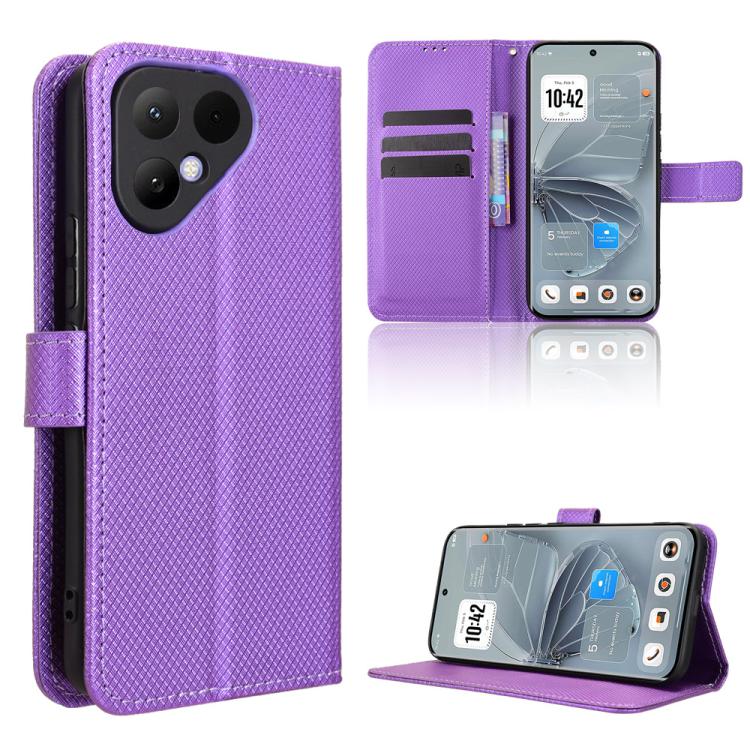 Diamond Texture Leather Phone Case, For Tecno Spark 50 5G, For Tecno Pova Curve 2 5G, For Tecno Spark 50 4G, For Tecno Camon 50 Pro 4G