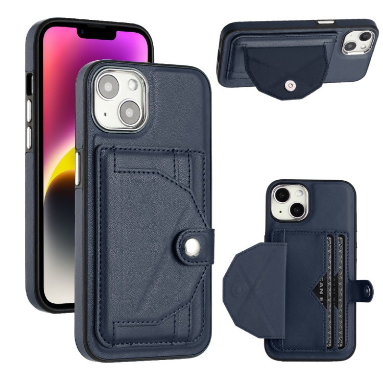 Shockproof Leather Phone Case with Card Holder, For iPhone 14, For iPhone 15 Pro Max, For iPhone 15 Pro, For iPhone 14 Plus
