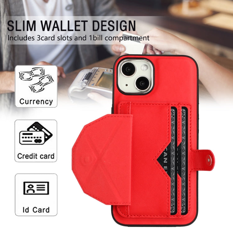 Shockproof Leather Phone Case with Card Holder, For iPhone 13, For iPhone 13 Pro, For iPhone 13 Pro Max, For iPhone 12 / 12 Pro