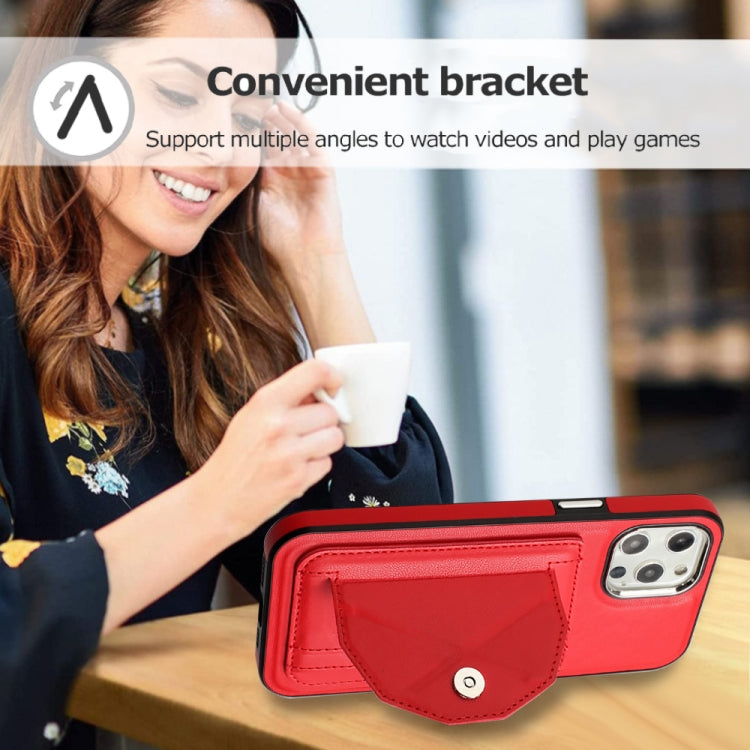 Shockproof Leather Phone Case with Card Holder, For iPhone 12 Pro Max, For iPhone 11, For iPhone 11 Pro, For iPhone 11 Pro Max