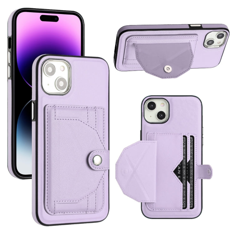 Shockproof Leather Phone Case with Card Holder, For iPhone 14 Pro, For iPhone 15 Plus, For iPhone 15, For iPhone 14 Pro Max