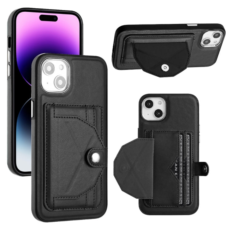 Shockproof Leather Phone Case with Card Holder, For iPhone 14 Pro, For iPhone 15 Plus, For iPhone 15, For iPhone 14 Pro Max