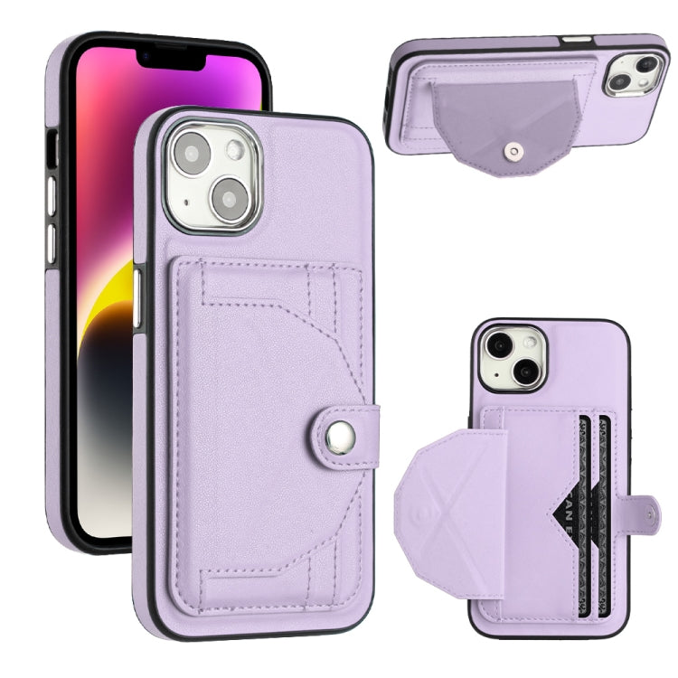 Shockproof Leather Phone Case with Card Holder, For iPhone 14 Pro, For iPhone 15 Plus, For iPhone 15, For iPhone 14 Pro Max