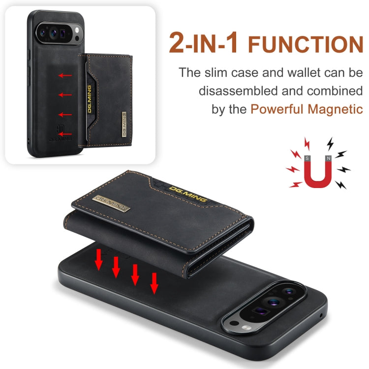 DG.MING M2 Series 3-Fold Multi Card Bag + Magnetic Phone Case, For Google Pixel 9 Pro XL, For Google Pixel 9 / 9 Pro, For Google Pixel 8a, For Google Pixel 7a