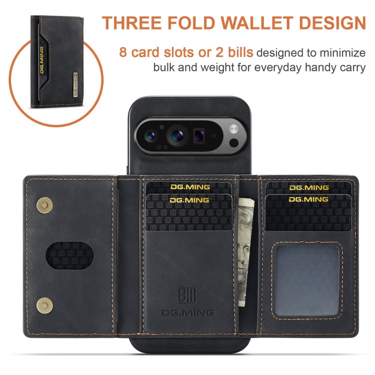 DG.MING M2 Series 3-Fold Multi Card Bag + Magnetic Phone Case, For Google Pixel 9 Pro XL, For Google Pixel 9 / 9 Pro, For Google Pixel 8a, For Google Pixel 7a