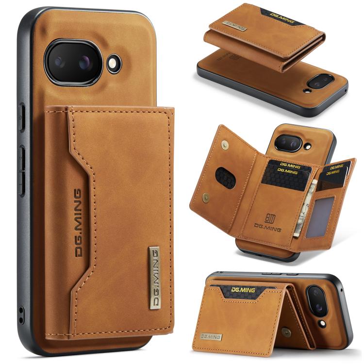 DG.MING M2 Series 3-Fold Multi Card Bag + Magnetic Phone Case, For Google Pixel 10a, For Google Pixel 10 Pro XL, For Google Pixel 10 / 10 Pro, For Google Pixel 9a