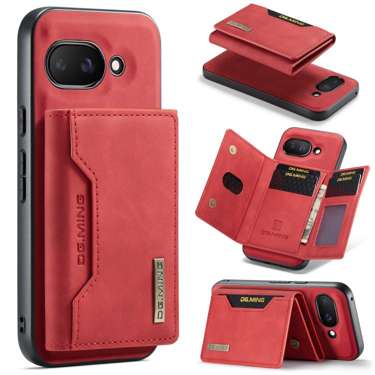 DG.MING M2 Series 3-Fold Multi Card Bag + Magnetic Phone Case, For Google Pixel 10a, For Google Pixel 10 Pro XL, For Google Pixel 10 / 10 Pro, For Google Pixel 9a