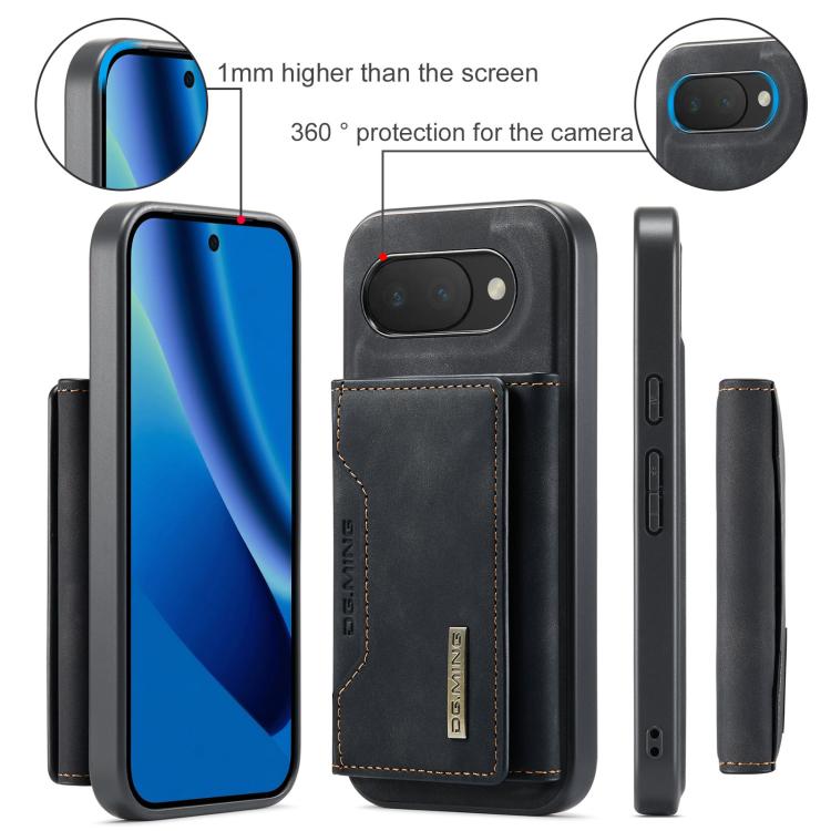 DG.MING M2 Series 3-Fold Multi Card Bag + Magnetic Phone Case, For Google Pixel 10a, For Google Pixel 10 Pro XL, For Google Pixel 10 / 10 Pro, For Google Pixel 9a