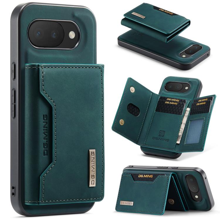 DG.MING M2 Series 3-Fold Multi Card Bag + Magnetic Phone Case, For Google Pixel 10a, For Google Pixel 10 Pro XL, For Google Pixel 10 / 10 Pro, For Google Pixel 9a
