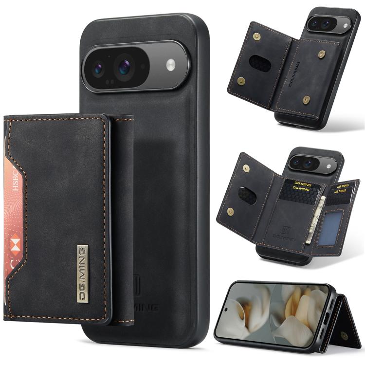 DG.MING M2 Series 3-Fold Multi Card Bag + Magnetic Phone Case, For Google Pixel 10a, For Google Pixel 10 Pro XL, For Google Pixel 10 / 10 Pro, For Google Pixel 9a
