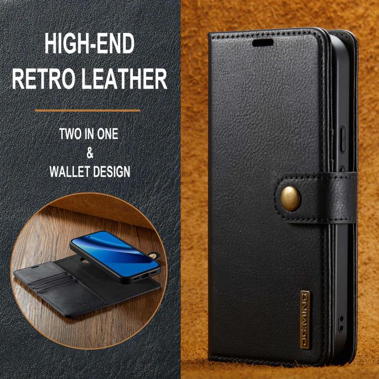 DG.MING Crazy Horse Texture Detachable Magnetic Leather Phone Case, For Google Pixel 10a, For Google Pixel 10 Pro XL, For Google Pixel 10 / 10 Pro, For Google Pixel 9a