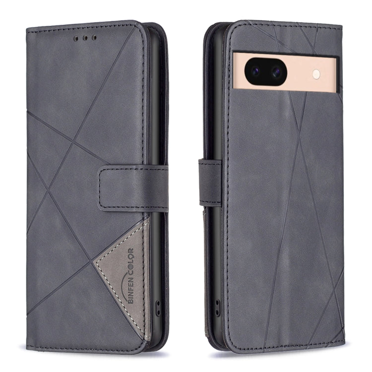 Magnetic Buckle Rhombus Texture Leather Phone Case, For Google Pixel 9, For Google Pixel 8a, For Google Pixel 8 Pro, For Google Pixel 8