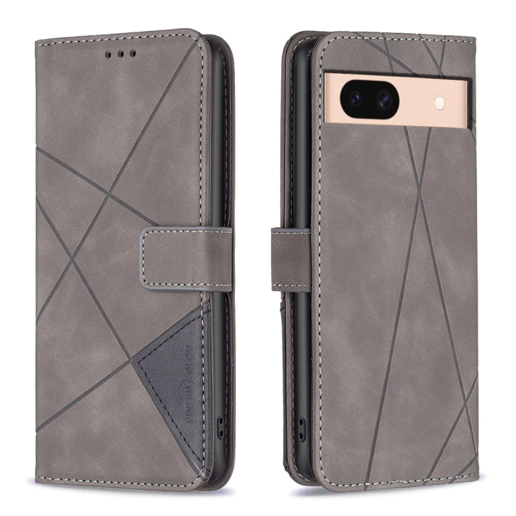 Magnetic Buckle Rhombus Texture Leather Phone Case, For Google Pixel 9, For Google Pixel 8a, For Google Pixel 8 Pro, For Google Pixel 8