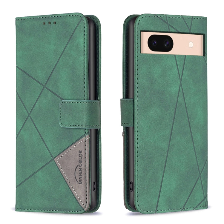 Magnetic Buckle Rhombus Texture Leather Phone Case, For Google Pixel 9, For Google Pixel 8a, For Google Pixel 8 Pro, For Google Pixel 8