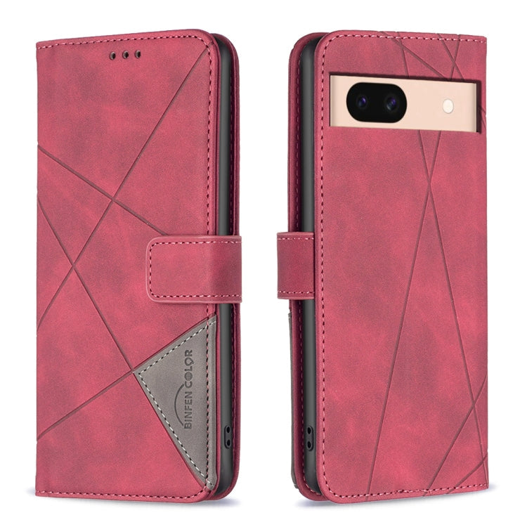 Magnetic Buckle Rhombus Texture Leather Phone Case, For Google Pixel 9, For Google Pixel 8a, For Google Pixel 8 Pro, For Google Pixel 8