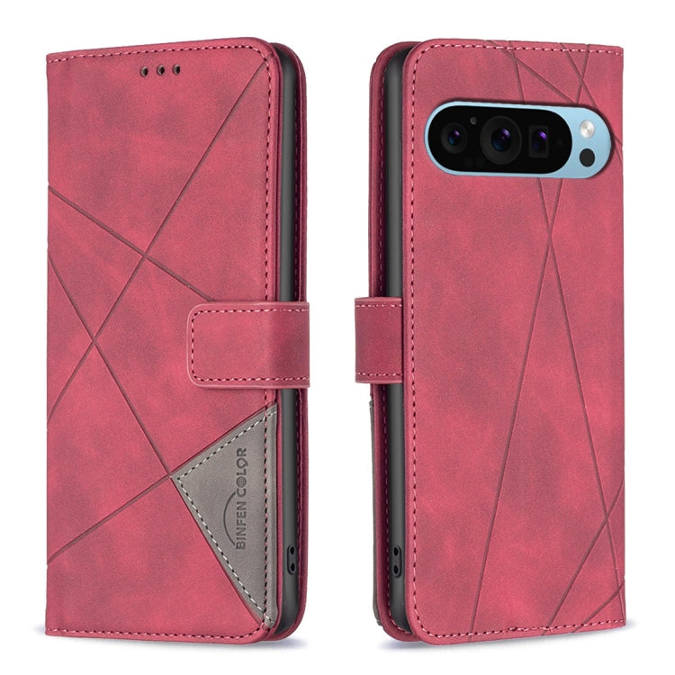Magnetic Buckle Rhombus Texture Leather Phone Case, For Google Pixel 9, For Google Pixel 8a, For Google Pixel 8 Pro, For Google Pixel 8