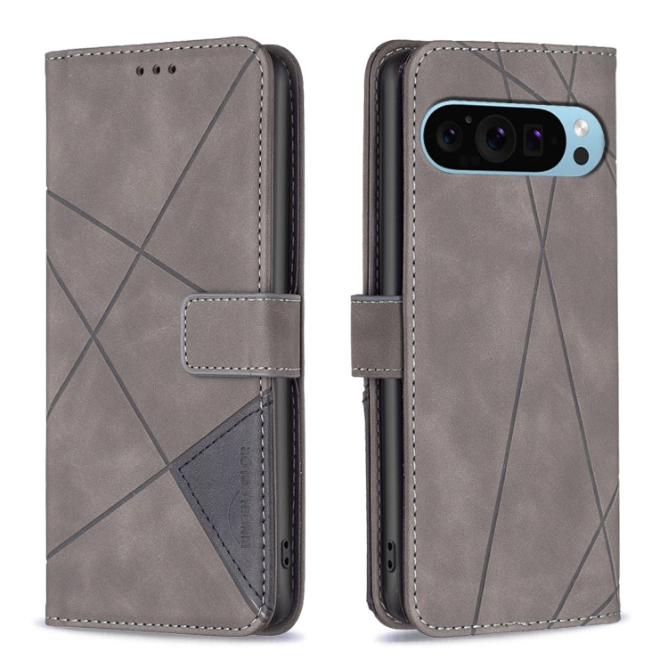 Magnetic Buckle Rhombus Texture Leather Phone Case, For Google Pixel 11 / 11 Pro, For Google Pixel 10a, For Google Pixel 9A, For Google Pixel 9 Pro