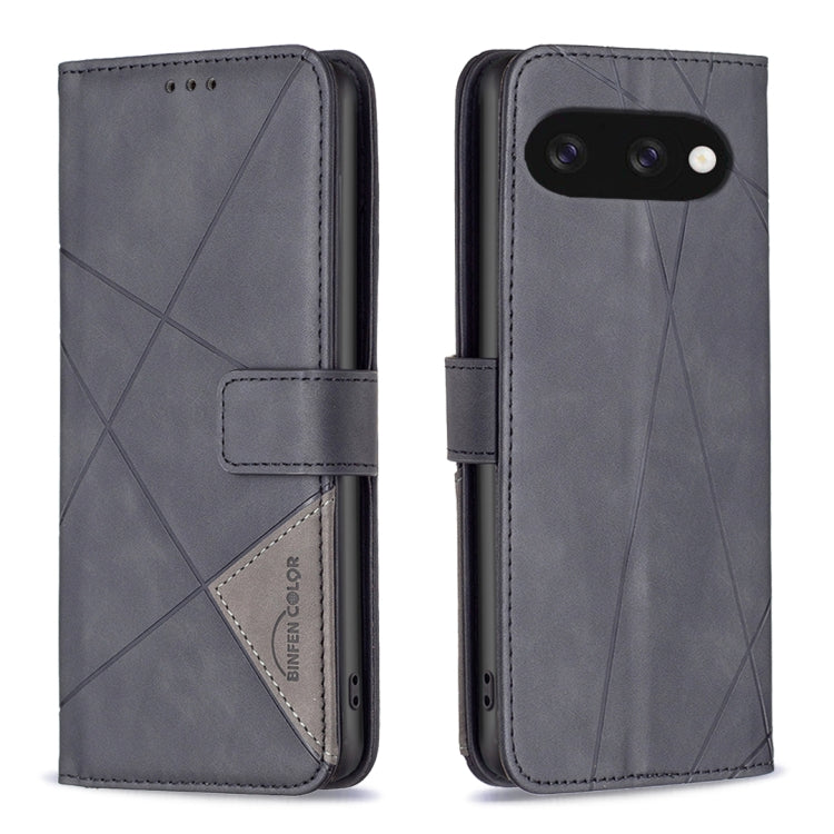 Magnetic Buckle Rhombus Texture Leather Phone Case, For Google Pixel 11 / 11 Pro, For Google Pixel 10a, For Google Pixel 9A, For Google Pixel 9 Pro