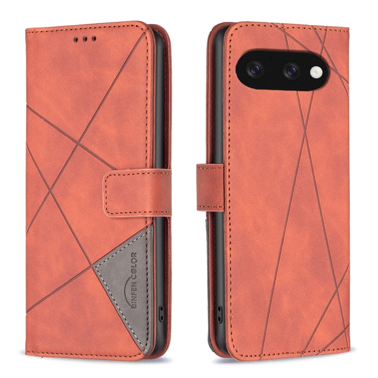 Magnetic Buckle Rhombus Texture Leather Phone Case, For Google Pixel 11 / 11 Pro, For Google Pixel 10a, For Google Pixel 9A, For Google Pixel 9 Pro