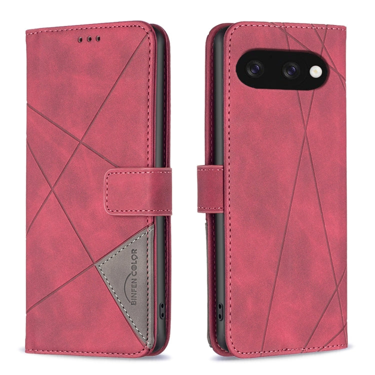 Magnetic Buckle Rhombus Texture Leather Phone Case, For Google Pixel 11 / 11 Pro, For Google Pixel 10a, For Google Pixel 9A, For Google Pixel 9 Pro