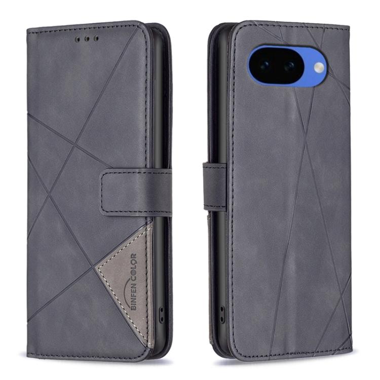 Magnetic Buckle Rhombus Texture Leather Phone Case, For Google Pixel 11 / 11 Pro, For Google Pixel 10a, For Google Pixel 9A, For Google Pixel 9 Pro