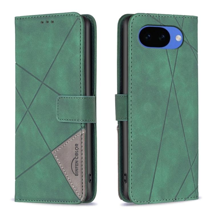 Magnetic Buckle Rhombus Texture Leather Phone Case, For Google Pixel 11 / 11 Pro, For Google Pixel 10a, For Google Pixel 9A, For Google Pixel 9 Pro