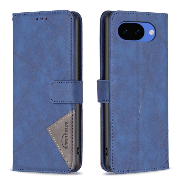 Magnetic Buckle Rhombus Texture Leather Phone Case, For Google Pixel 11 / 11 Pro, For Google Pixel 10a, For Google Pixel 9A, For Google Pixel 9 Pro
