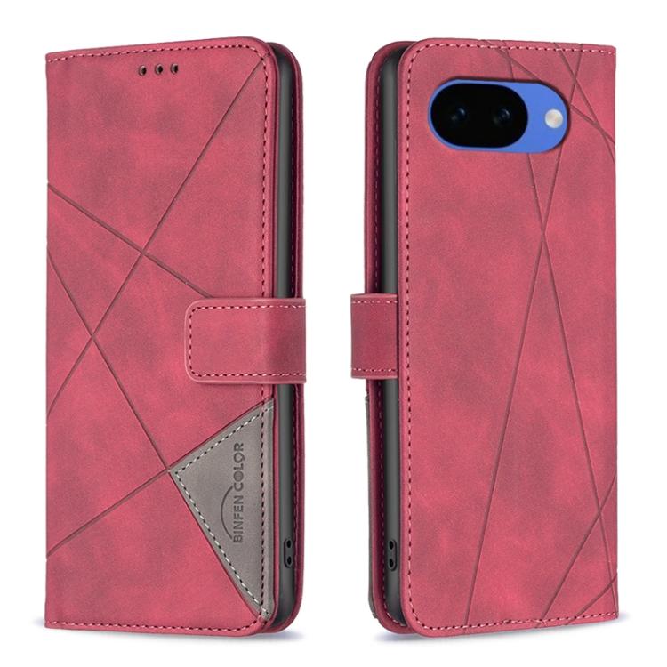 Magnetic Buckle Rhombus Texture Leather Phone Case, For Google Pixel 11 / 11 Pro, For Google Pixel 10a, For Google Pixel 9A, For Google Pixel 9 Pro