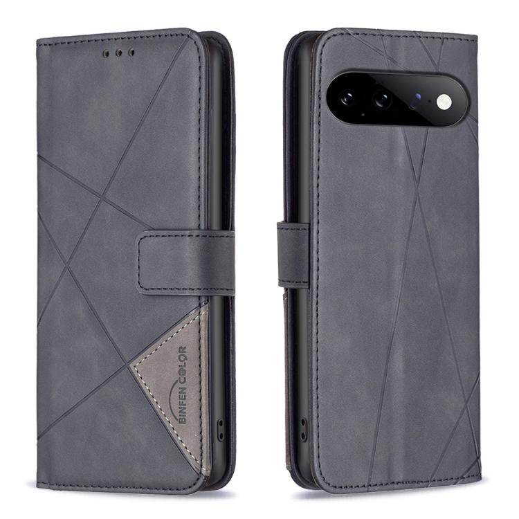 Magnetic Buckle Rhombus Texture Leather Phone Case, For Google Pixel 11 / 11 Pro, For Google Pixel 10a, For Google Pixel 9A, For Google Pixel 9 Pro