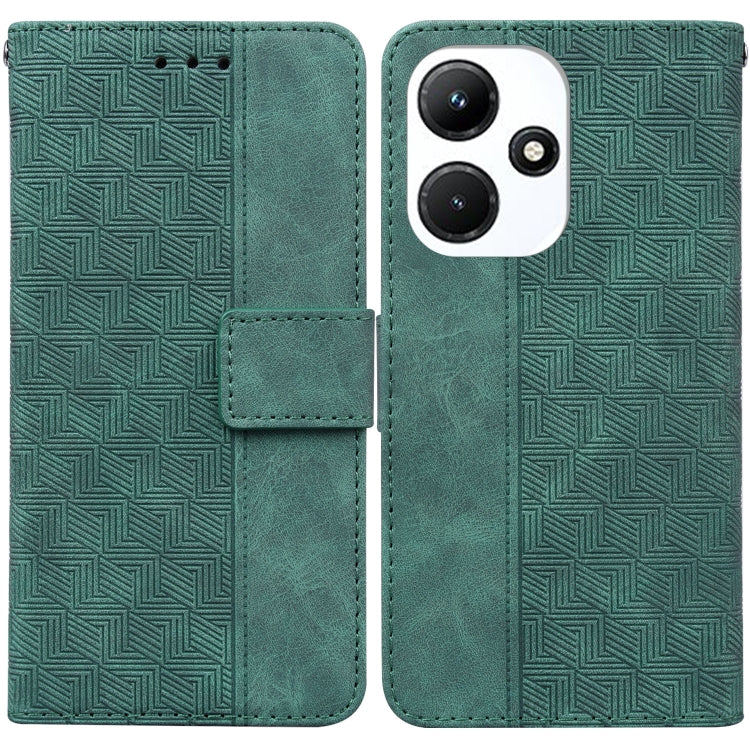 Geometric Embossed Leather Phone Case, For Infinix Hot 30 Play, For Infinix Hot 30i, For Infinix Hot 30, For Infinix Smart 7 African