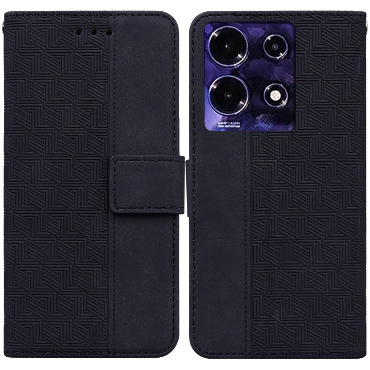 Geometric Embossed Leather Phone Case, For Infinix Note 30i, For Infinix Note 30 Pro, For Infinix Note 30, For Infinix Note 30 VIP
