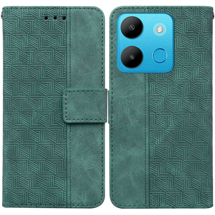 Geometric Embossed Leather Phone Case, For Infinix Hot 30 Play, For Infinix Hot 30i, For Infinix Hot 30, For Infinix Smart 7 African