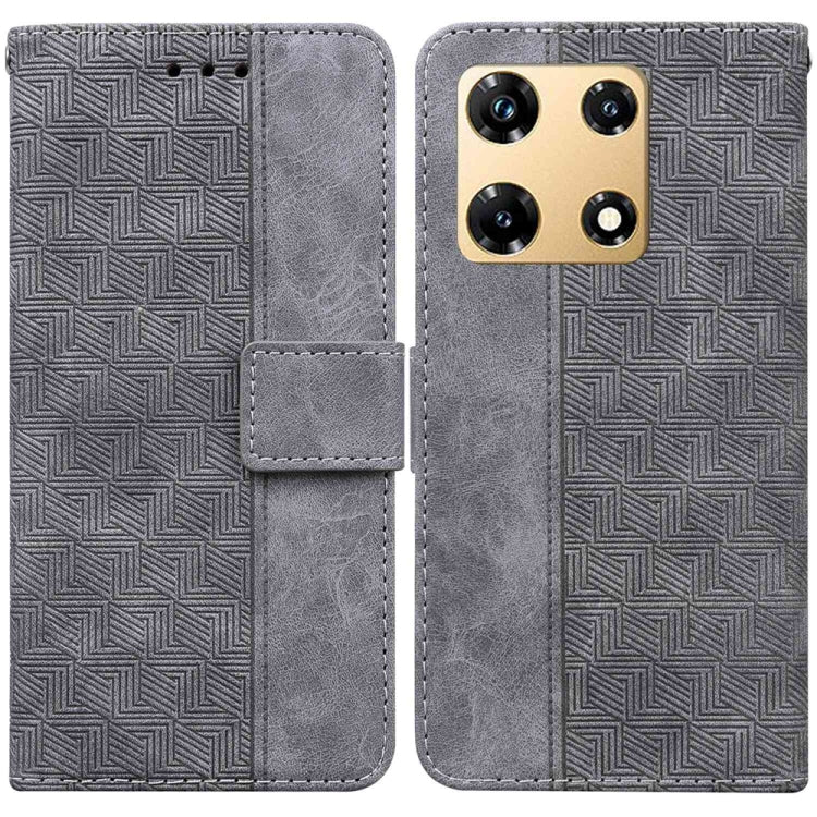 Geometric Embossed Leather Phone Case, For Infinix Note 30i, For Infinix Note 30 Pro, For Infinix Note 30, For Infinix Note 30 VIP