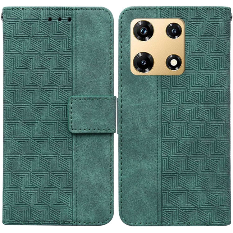 Geometric Embossed Leather Phone Case, For Infinix Note 30i, For Infinix Note 30 Pro, For Infinix Note 30, For Infinix Note 30 VIP
