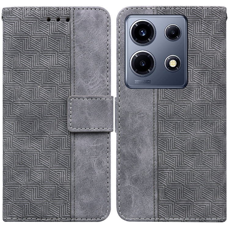 Geometric Embossed Leather Phone Case, For Infinix Note 30i, For Infinix Note 30 Pro, For Infinix Note 30, For Infinix Note 30 VIP