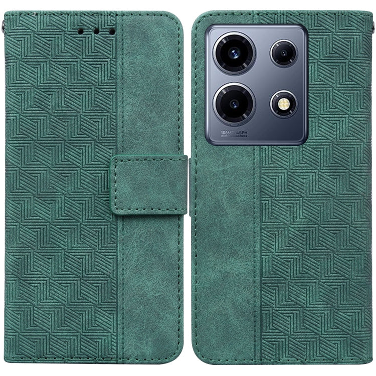 Geometric Embossed Leather Phone Case, For Infinix Note 30i, For Infinix Note 30 Pro, For Infinix Note 30, For Infinix Note 30 VIP