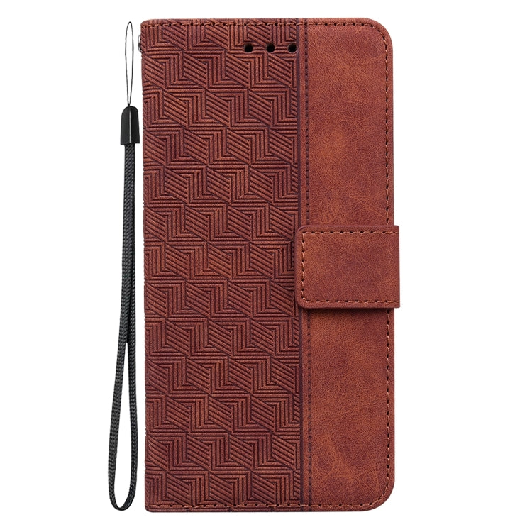 Geometric Embossed Leather Phone Case, For Infinix Note 40 4G, For Infinix Hot 40 / 40 Pro, For Infinix Smart 7 India / 7 Plus, For Infinix Smart 7 HD
