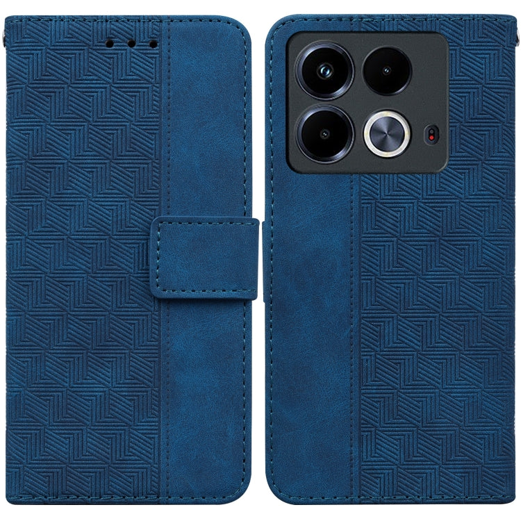 Geometric Embossed Leather Phone Case, For Infinix Note 40 4G, For Infinix Hot 40 / 40 Pro, For Infinix Smart 7 India / 7 Plus, For Infinix Smart 7 HD