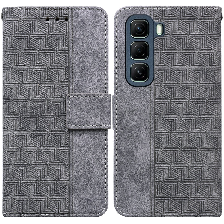 Geometric Embossed Leather Phone Case, For Infinix Hot 50 Pro+ 4G, For Infinix Hot 50 4G, For Infinix Hot 50 5G, For Infinix Zero 40 4G / 5G