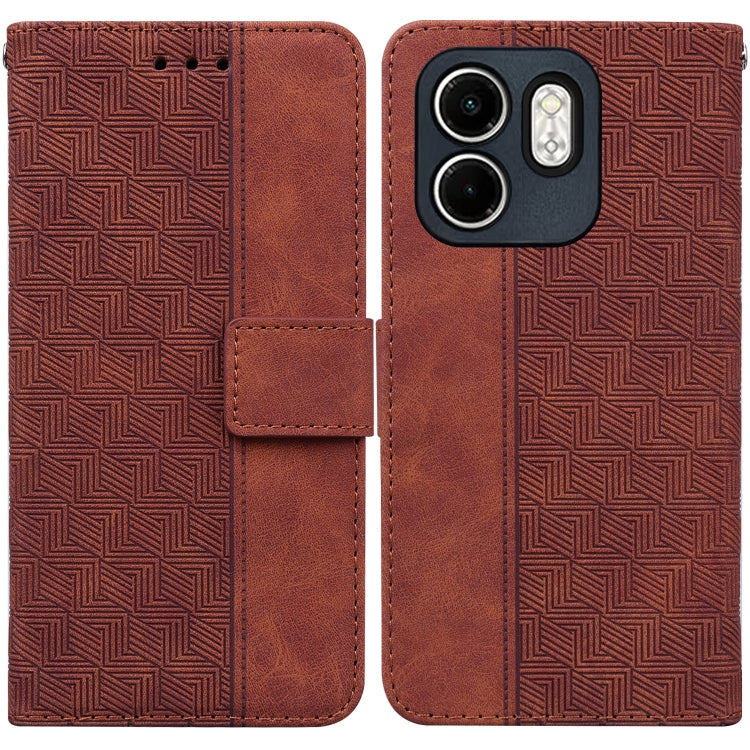Geometric Embossed Leather Phone Case, For Infinix Note 50 Pro+, For Infinix Note 50 4G / Note 50 Pro 4G, For Infinix Hot 50 Pro 4G, For Infinix Hot 50i / Smart 9