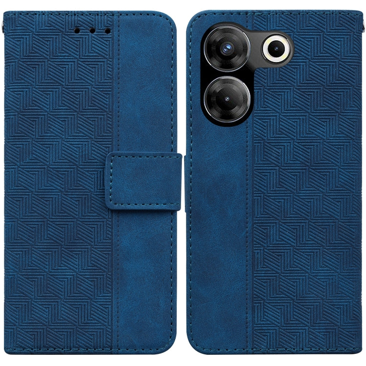 Geometric Embossed Leather Phone Case, For Tecno Camon 20 Pro 5G, For Tecno Pova 5, For Tecno Spark 10 5G, For Tecno Spark 10 Pro