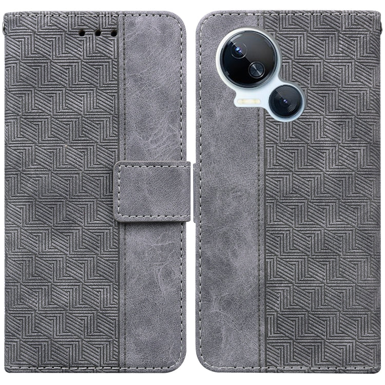 Geometric Embossed Leather Phone Case, For Tecno Camon 20 Pro 5G, For Tecno Pova 5, For Tecno Spark 10 5G, For Tecno Spark 10 Pro