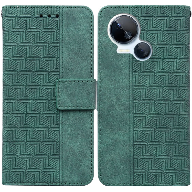 Geometric Embossed Leather Phone Case, For Tecno Camon 20 Pro 5G, For Tecno Pova 5, For Tecno Spark 10 5G, For Tecno Spark 10 Pro