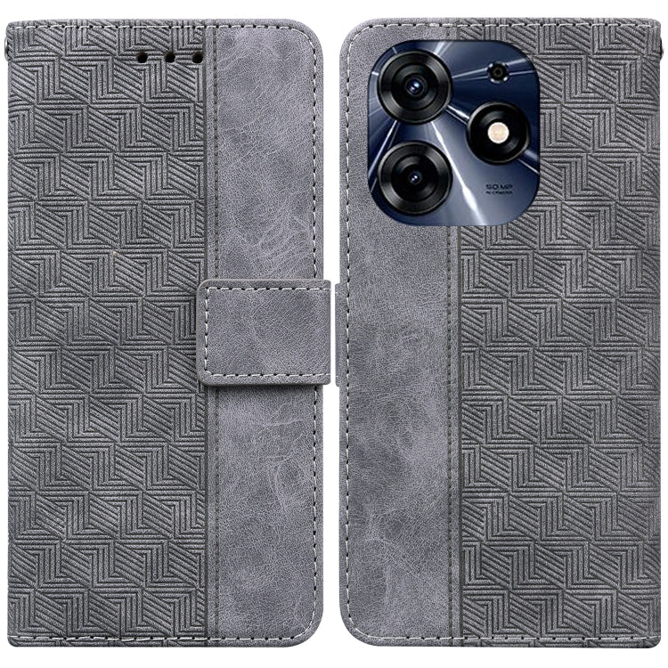 Geometric Embossed Leather Phone Case, For Tecno Camon 20 Pro 5G, For Tecno Pova 5, For Tecno Spark 10 5G, For Tecno Spark 10 Pro